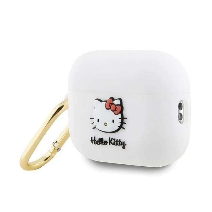 Hello Kitty silikoninis 3D Kitty Head dėklas AirPods Pro 2 (2022/2023) - baltas