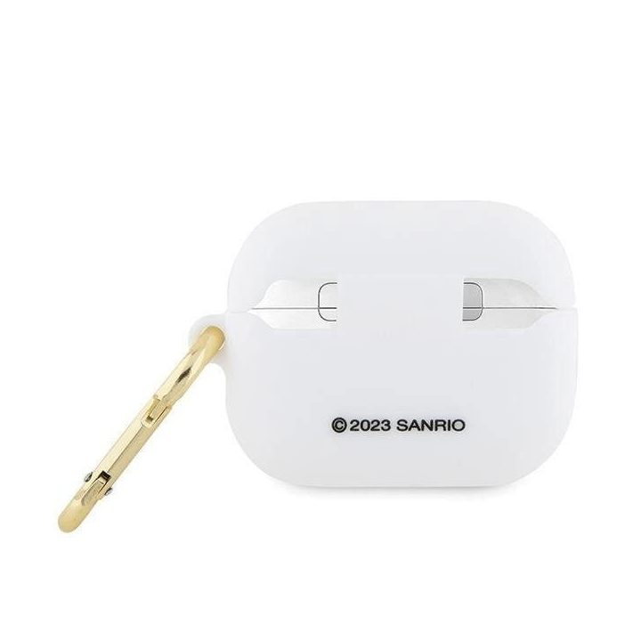 Hello Kitty silikoninis 3D Kitty Head dėklas AirPods Pro - baltas
