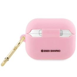 Hello Kitty silikoninis 3D Kitty Head dėklas AirPods Pro - rožinis