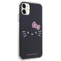 Hello Kitty IML Kitty Face dėklas iPhone 11 / Xr - juodas