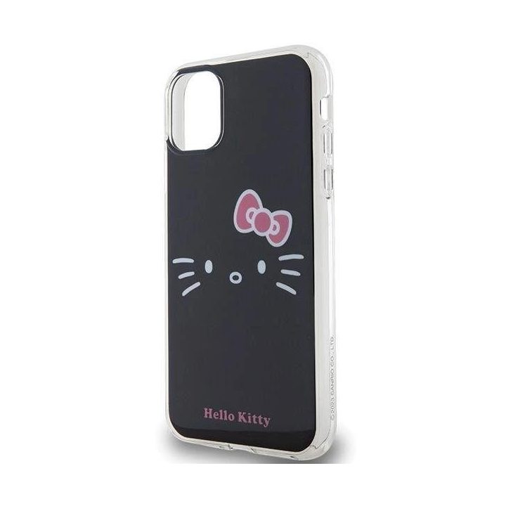 Hello Kitty IML Kitty Face dėklas iPhone 11 / Xr - juodas