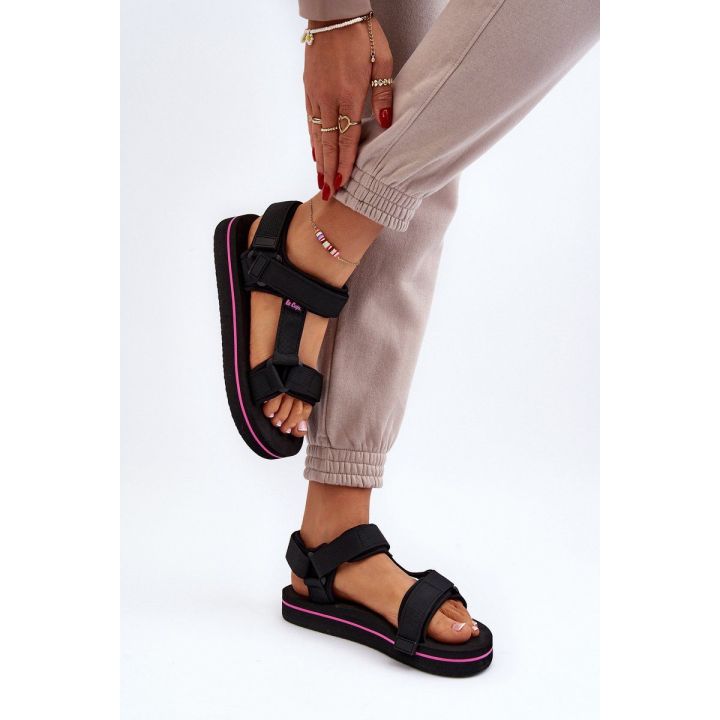 platforminiai sandalai by Lee Cooper LCW 2751L Black