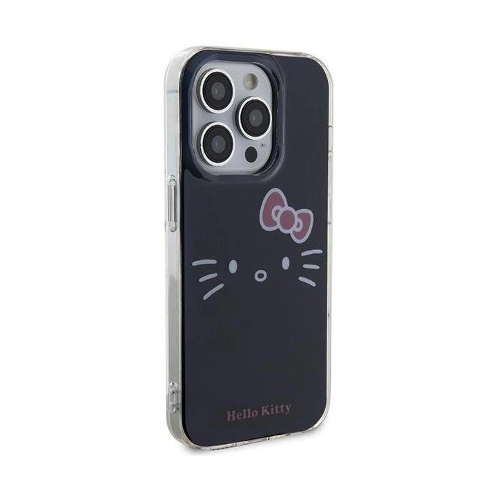 Hello Kitty IML Kitty Face dėklas iPhone 13 Pro / 13 - juodas