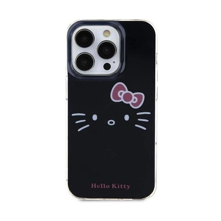 Hello Kitty IML Kitty Face dėklas iPhone 13 Pro Max - juodas