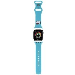 Hello Kitty silikoninis dirželis Apple Watch 38/40/41 mm - mėlynas