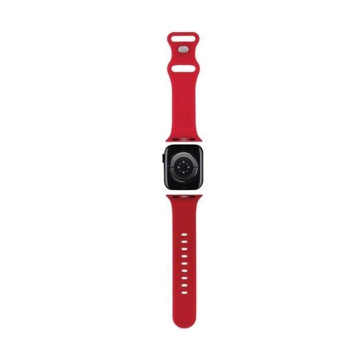 Hello Kitty silikoninis dirželis Apple Watch 38/40/41 mm - raudonas