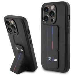 dėklas iPhone 15 Pro - juodas BMW Grip Hot Stamp