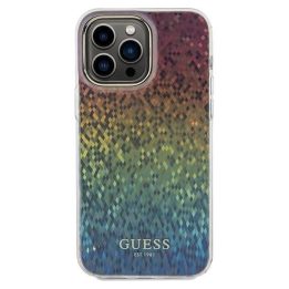 iPhone 13 Pro Max - įvairiaspalvis Guess IML Faceted Mirror Disco Iridescent dėklas