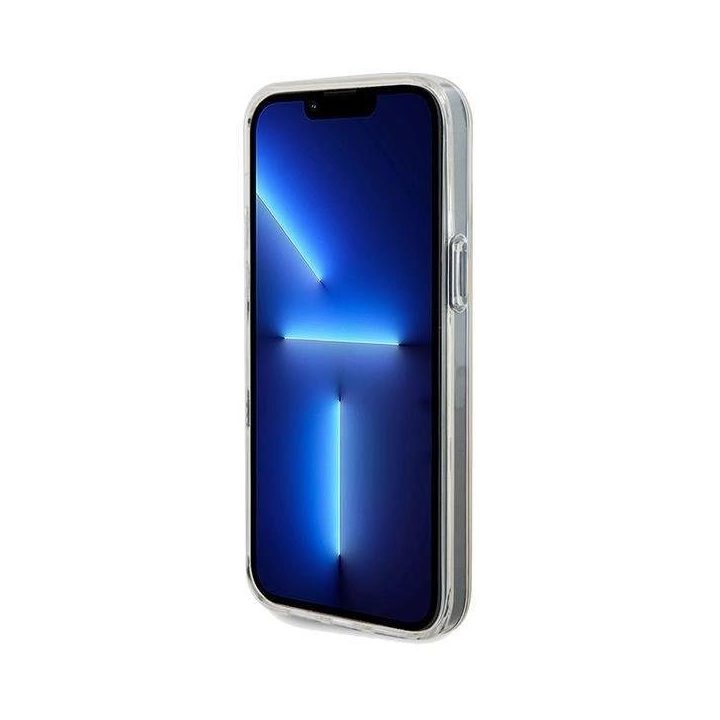 iPhone 13 Pro Max - įvairiaspalvis Guess IML Faceted Mirror Disco Iridescent dėklas