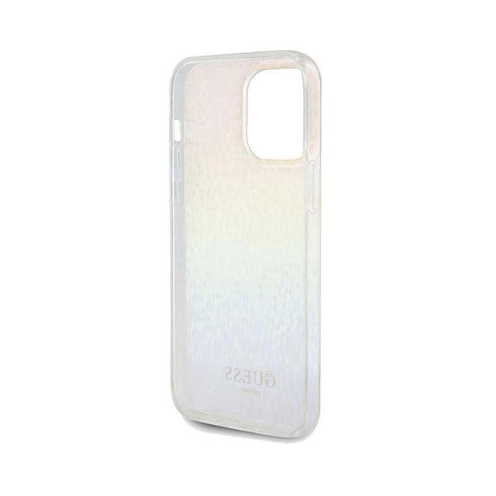 iPhone 13 Pro Max - įvairiaspalvis Guess IML Faceted Mirror Disco Iridescent dėklas
