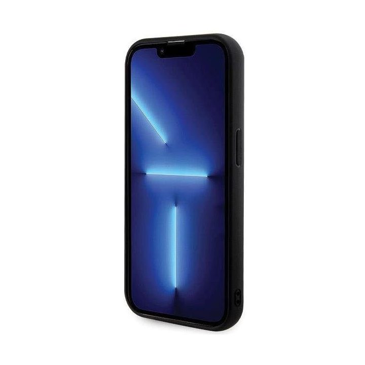 iPhone 13 Pro Max - juodas Guess Sequin Script dėklas