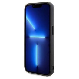 Guess Disco Metal Script dėklas iPhone 14 Pro - juodas