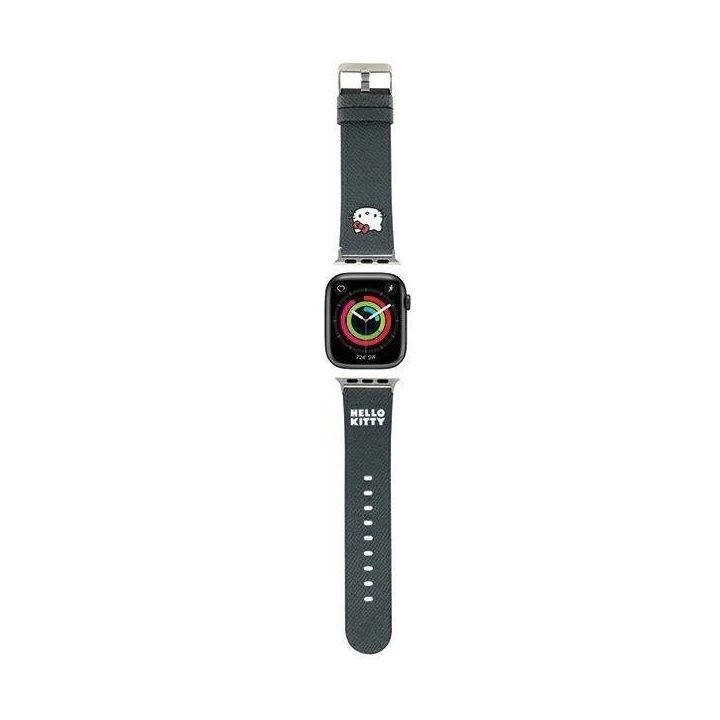 Hello Kitty Kitty Head dirželis, skirtas Apple Watch 38/40/41 mm - juodas