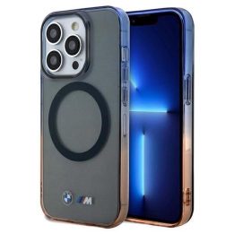 iPhone 15 Pro Max - pilkas BMW Gradient Bumper MagSafe dėklas