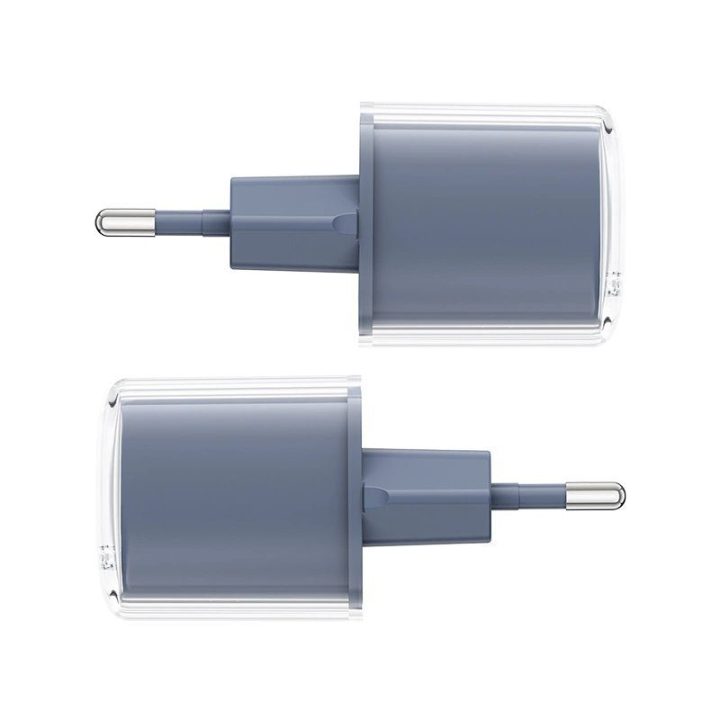 Acefast A53 PD 30W GaN USB-C įkroviklis su ekranu - pilkos spalvos