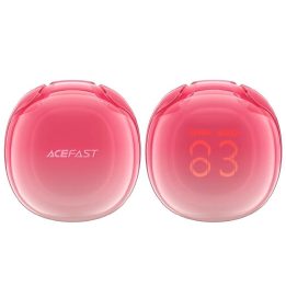 Bluetooth 5.3 belaidės ausinės į ausis - raudonos