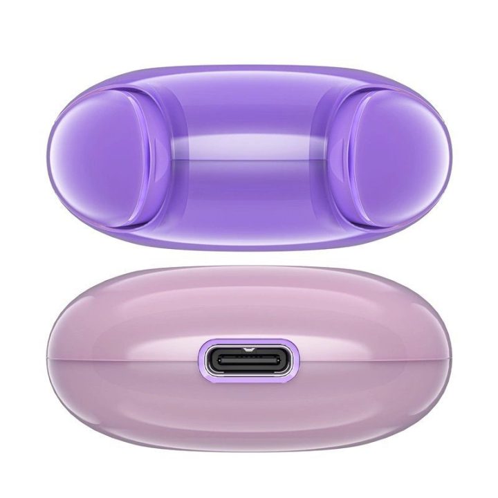 Bluetooth 5.3 belaidės ausinės į ausis - violetinės