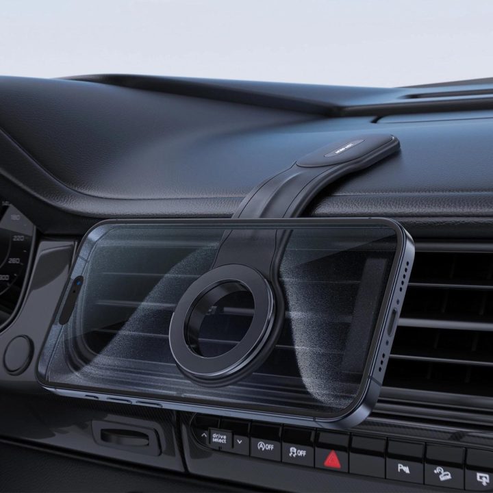 magnetinis laikiklis automobilio kabinai - juodas