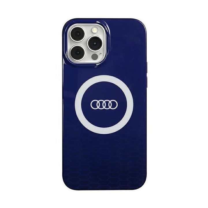 Audi IML IML Big Logo MagSafe dėklas iPhone 13 Pro Max - mėlynas