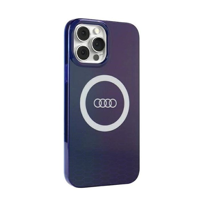 Audi IML IML Big Logo MagSafe dėklas iPhone 13 Pro Max - mėlynas