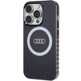 Audi IML Big Logo MagSafe dėklas iPhone 14 Pro - juodas