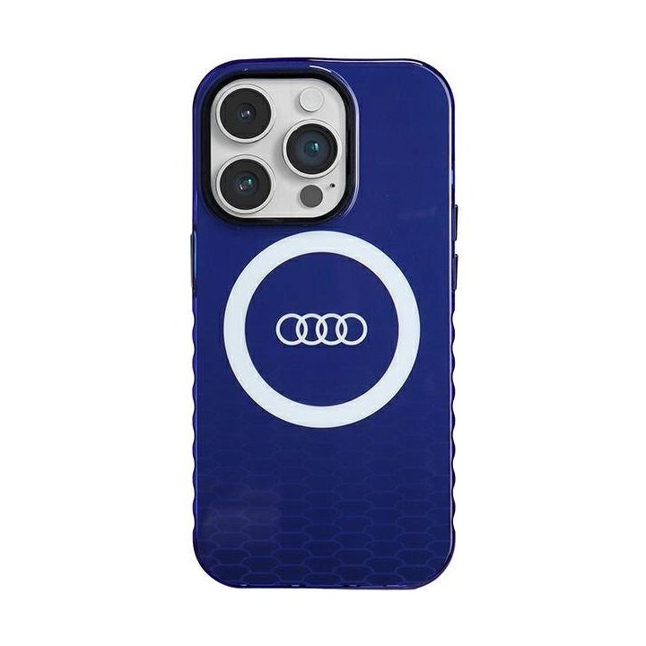 Audi IML Big Logo MagSafe dėklas iPhone 14 Pro - mėlynas