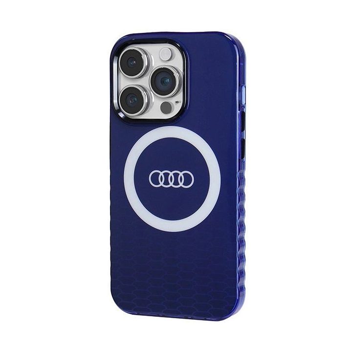 Audi IML Big Logo MagSafe dėklas iPhone 14 Pro - mėlynas