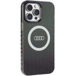 Audi IML Big Logo MagSafe dėklas iPhone 14 Pro Max - juodas