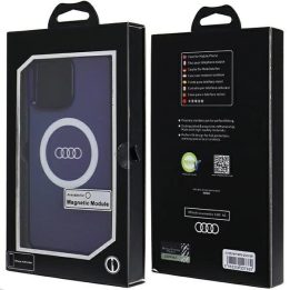 Audi IML Big Logo MagSafe dėklas iPhone 14 Pro Max - mėlynas
