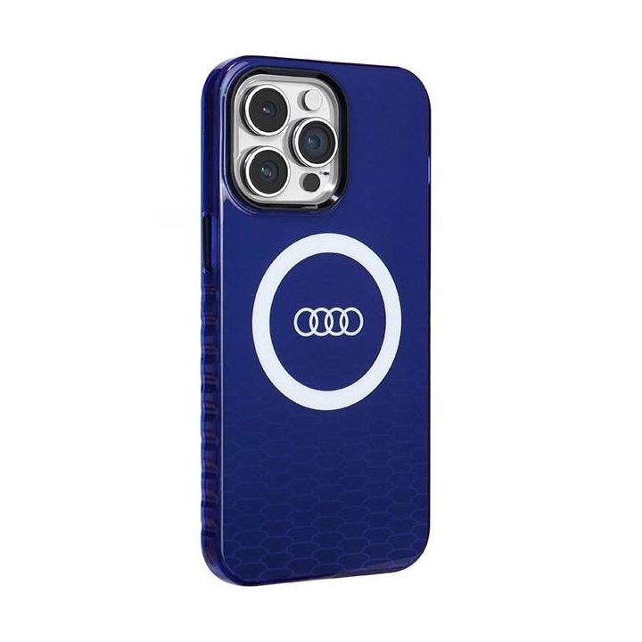 Audi IML Big Logo MagSafe dėklas iPhone 14 Pro Max - mėlynas
