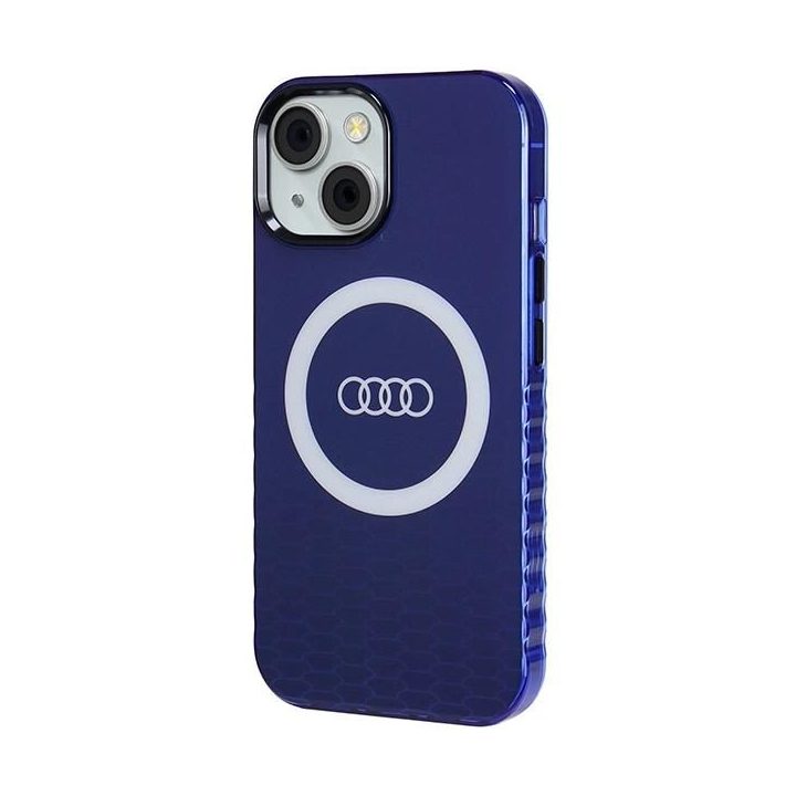 Audi IML IML Big Logo MagSafe dėklas iPhone 15 / 14 / 13 - mėlynas