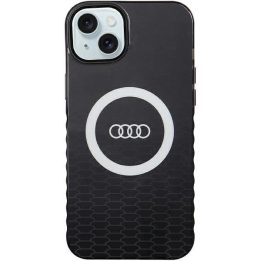 Audi IML IML Big Logo MagSafe dėklas iPhone 15 Plus / 14 Plus - juodas