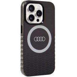 Audi IML Big Logo MagSafe dėklas iPhone 15 Pro - juodas