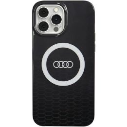 Audi IML Big Logo MagSafe dėklas iPhone 13 Pro / 13 - juodas