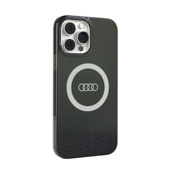 Audi IML Big Logo MagSafe dėklas iPhone 13 Pro / 13 - juodas