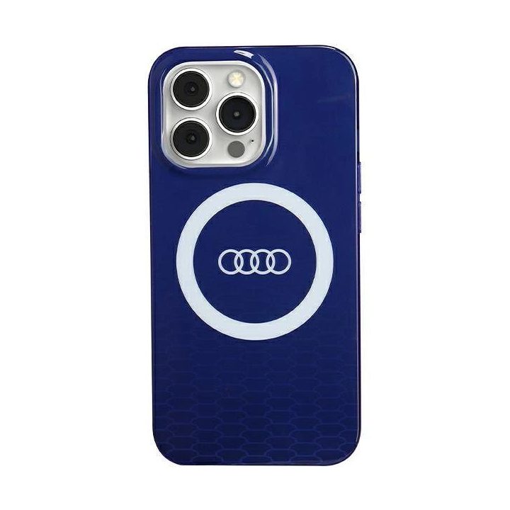 Audi IML Big Logo MagSafe dėklas iPhone 13 Pro / 13 - mėlynas