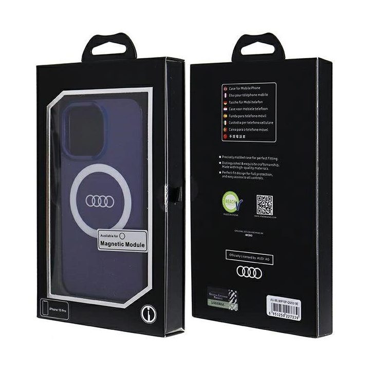 Audi IML Big Logo MagSafe dėklas iPhone 13 Pro / 13 - mėlynas