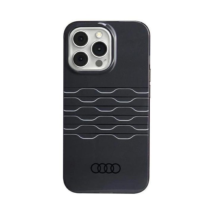 Audi IML MagSafe dėklas iPhone 13 Pro / 13 - juodas
