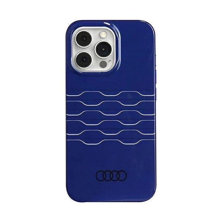 Audi IML MagSafe dėklas iPhone 13 Pro / 13 - mėlynas