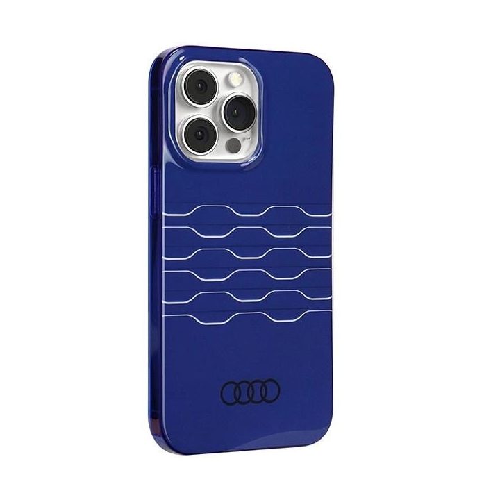 Audi IML MagSafe dėklas iPhone 13 Pro / 13 - mėlynas