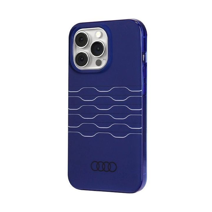 Audi IML MagSafe dėklas iPhone 13 Pro Max - mėlynas