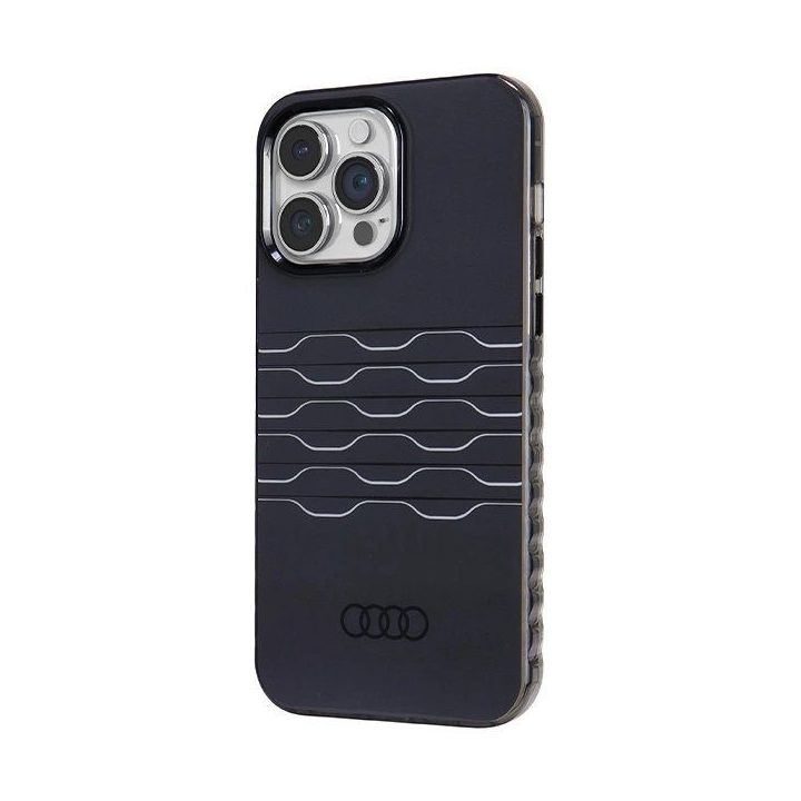 Audi IML MagSafe dėklas iPhone 14 Pro Max - juodas
