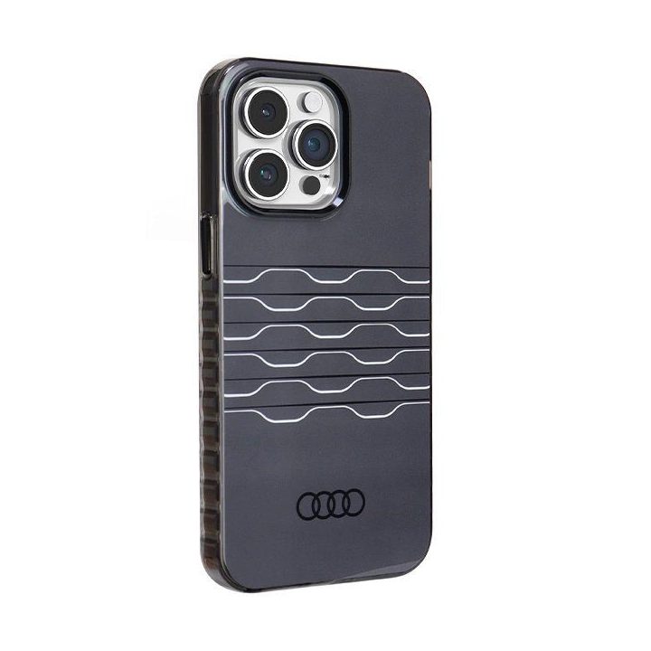Audi IML MagSafe dėklas iPhone 14 Pro Max - juodas