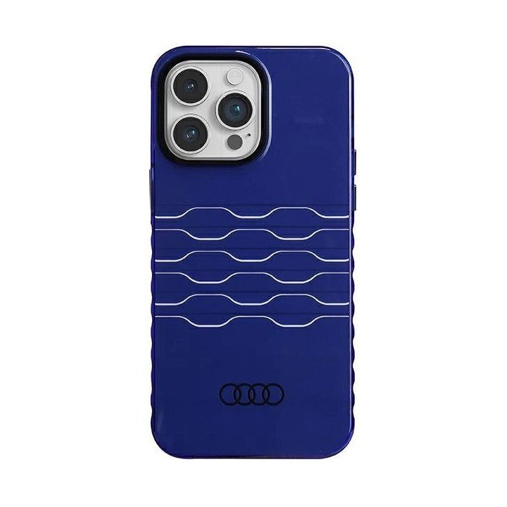 Audi IML MagSafe dėklas iPhone 14 Pro Max - mėlynas
