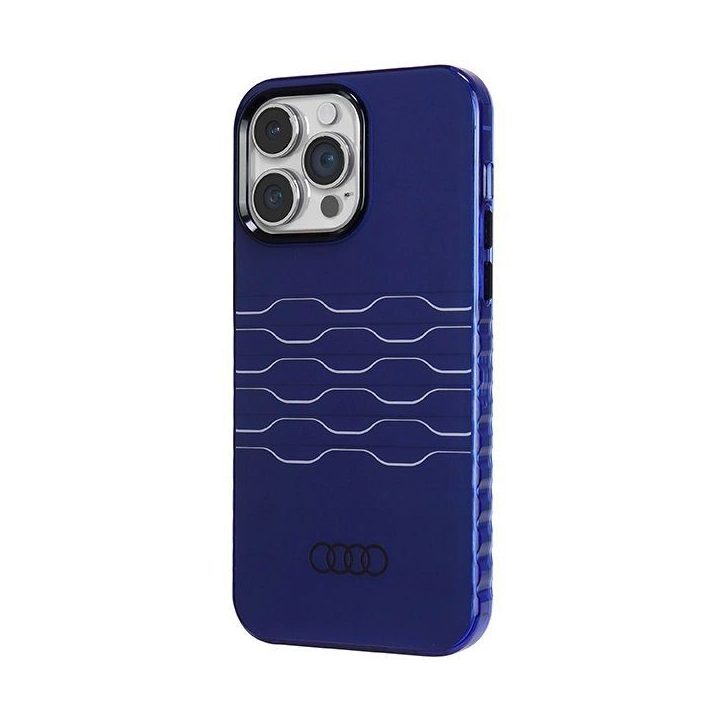 Audi IML MagSafe dėklas iPhone 14 Pro Max - mėlynas