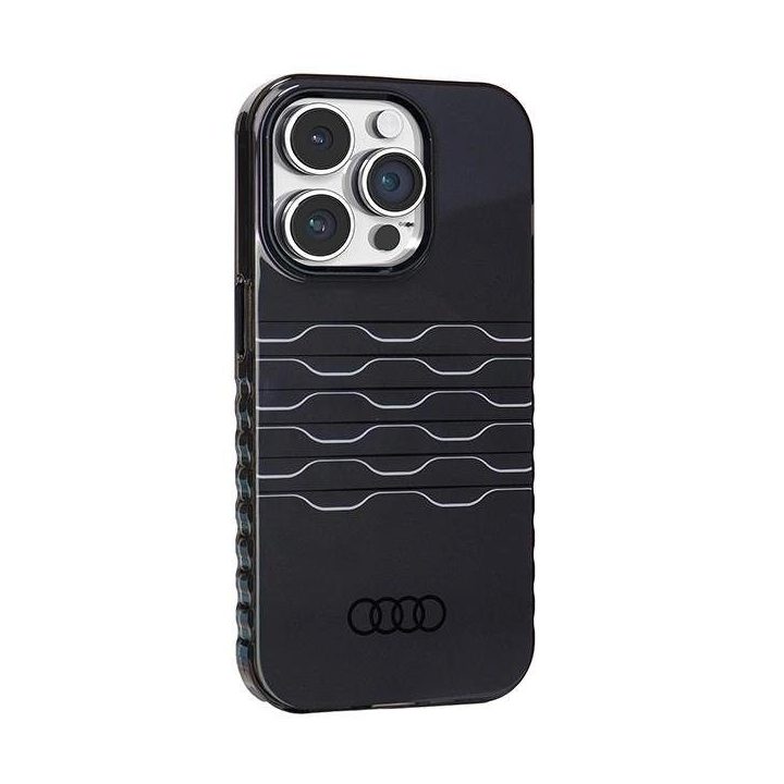 Audi IML MagSafe dėklas iPhone 14 Pro - juodas