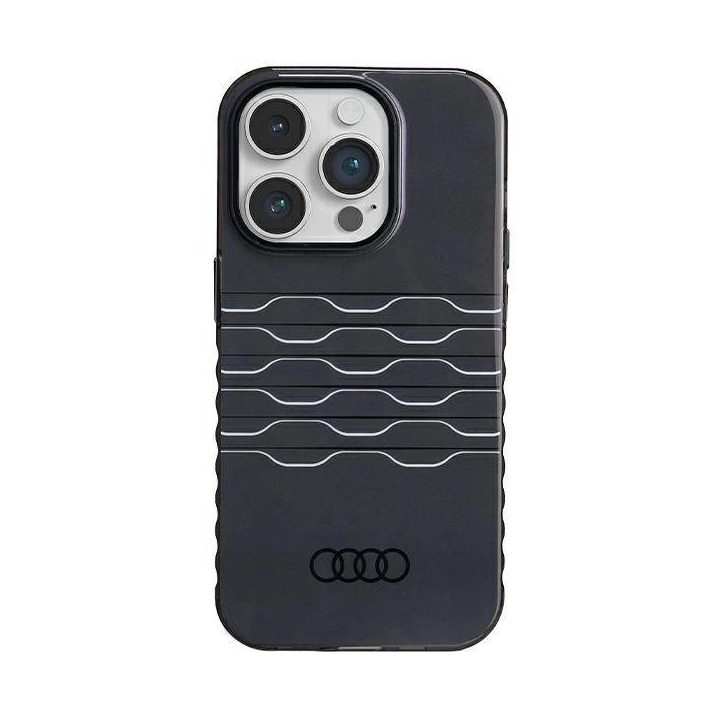 Audi IML MagSafe dėklas iPhone 14 Pro - juodas