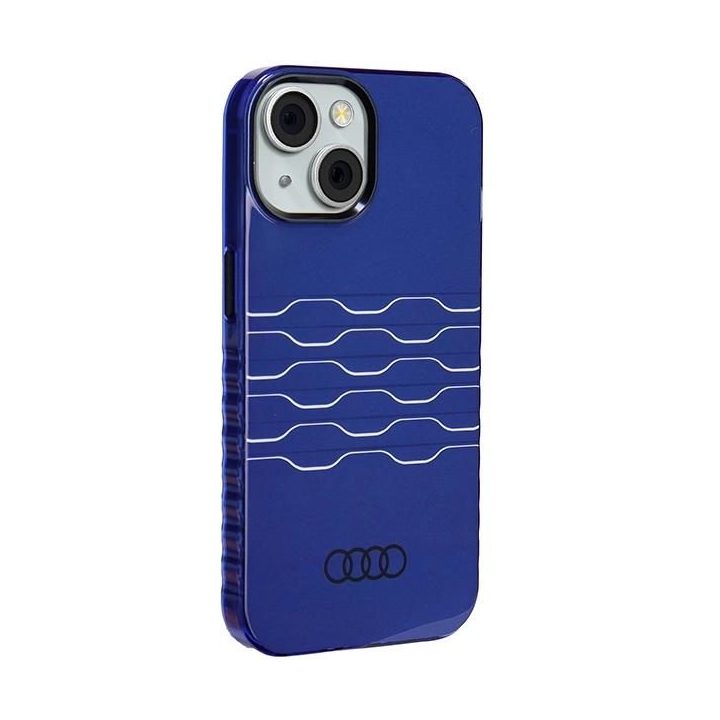 Audi IML MagSafe dėklas iPhone 15 / 14 / 13 - mėlynas