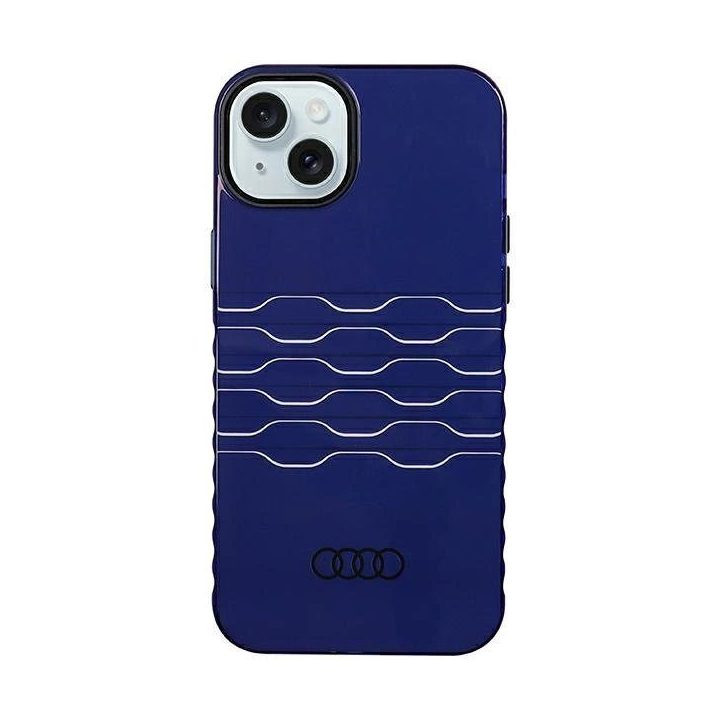 Audi IML MagSafe dėklas iPhone 15 Plus / 14 Plus - mėlynas