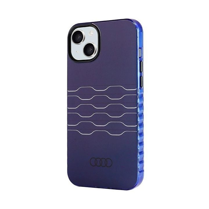 Audi IML MagSafe dėklas iPhone 15 Plus / 14 Plus - mėlynas